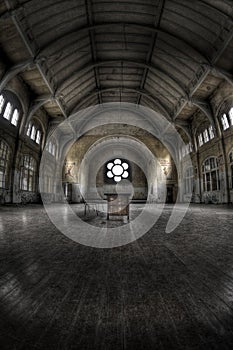 Abandoned hospital sanatorium Beelitz Heilstaetten, Germany