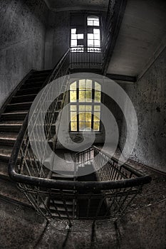 Abandoned hospital sanatorium Beelitz Heilstaetten, Germany