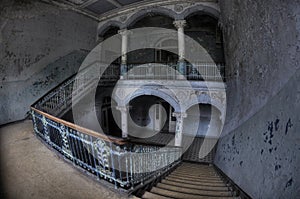 Abandoned hospital sanatorium Beelitz Heilstaetten, Germany