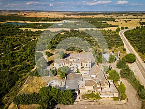 Abandoned hotel in Alarcon photo