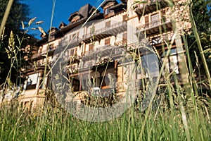 Abandoned hotel in Glion, Switzerland