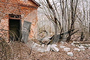 Abandoned House In Belarusian village. Chornobyl