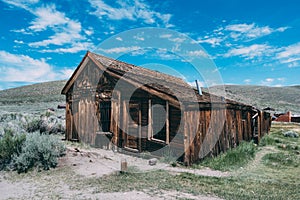 Abandoned house in Bodie ghost town