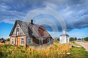 The abandoned house and chapel of Metropolitan Philip on the Solovetsky Islands