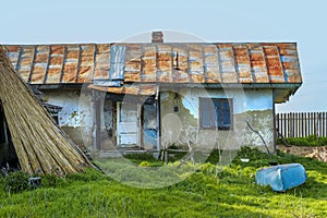 Abandoned house in Danube delta, Romania