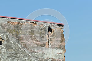 Abandoned house detail