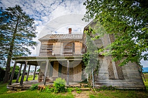 Abandoned house in Elkton, in the Shenandoah Valley of Virginia.