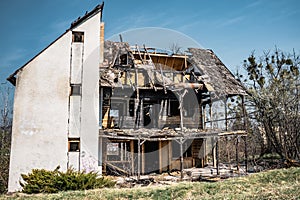 Abandoned house Hoia Baciu - Haunted Forest, Romania