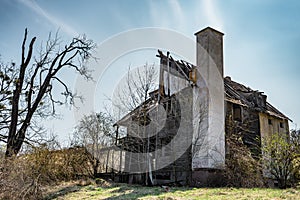 Abandoned house Hoia Baciu - Haunted Forest, Romania