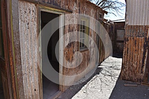 Abandoned house in humberstone, in chile