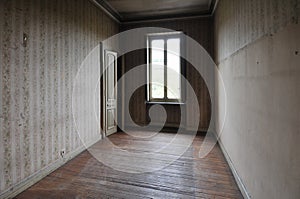 Abandoned house interior