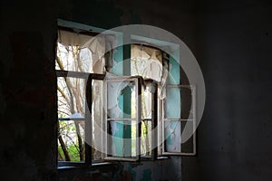 Abandoned house interior