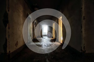 Abandoned house interior