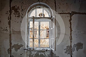 Abandoned house interior