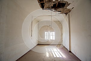 Abandoned house interior