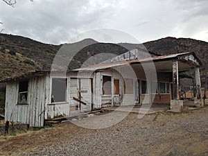 Abandoned House in Jerome, Arizona photo