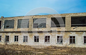 Abandoned house or objekts in ruines.