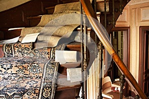 Robbed house interior