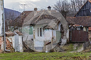 Opuštěný dům v saský vesnice 