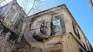 An abandoned house in Tangiers, Morocco