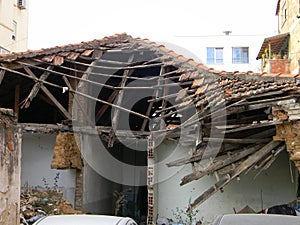 Abandoned house, Tirana, Albania
