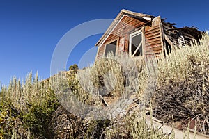 Abandoned house, Virginia City, Nevada