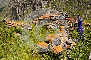 Abandoned houses in Caucasus