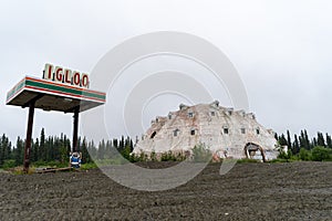 Igloo City, located on Alaska`s George Parks highway, has been abandoned since the 1970s photo