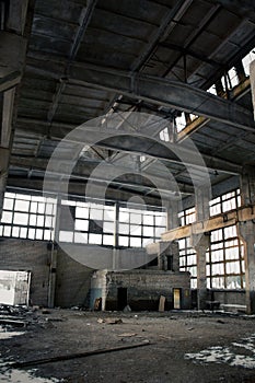 Abandoned Industrial interior