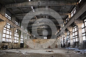 Abandoned Industrial interior photo