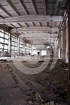 Abandoned Industrial interior