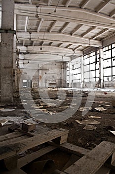 Abandoned Industrial interior