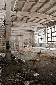 Abandoned Industrial interior