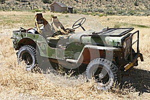 Abandoned jeep