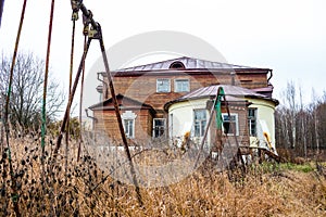 Abandoned Kudryavtsev Estate in the village of Panskoe, 19th century, Russia