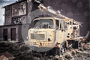 Abandoned machinery Alquife Mines