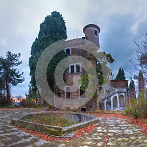 Abandoned mansion Dacha Kvitko, Sochi, Russia