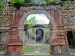 abandoned medieval church at vasai, maharashtra, india