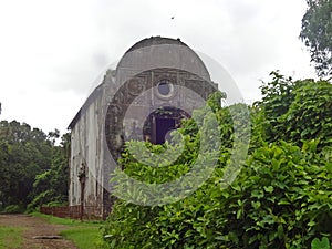 abandoned medieval church at vasai, maharashtra, india