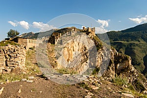 Abandoned medieval town Goor in Dagestan