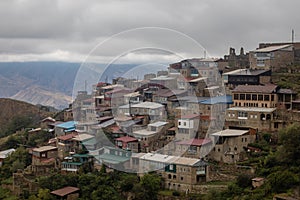 Abandoned medieval town Goor in Dagestan