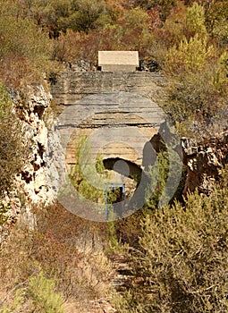 Abandoned military facility on the island Lastovo, Croatia.Yugos