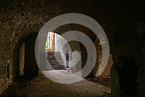 Abandoned Military Tarakaniv Fort basements other names - Dubno Fort, New Dubna Fortress - a defensive structure, an