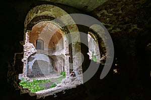 Abandoned Military Tarakaniv Fort - a defensive structure  an architectural