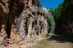 Abandoned Military Tarakaniv Fort Dubno Fort, New Dubno Fortress - a defensive structure of 19th century in Tarakaniv,  Ukraine