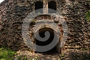 Abandoned Military Tarakaniv Fort Dubno Fort, New Dubno Fortress - a defensive structure of 19th century in Tarakaniv,  Ukraine