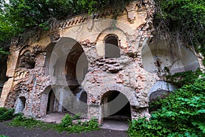 Abandoned Military Tarakaniv Fort other names - Dubno Fort, New Dubna Fortress - a defensive structure, an architectural