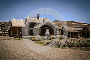 The abandoned mine city of Bodie, California