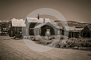 The abandoned mine city of Bodie, California