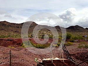 Abandoned Mine near Gila Bend, Arizona.
